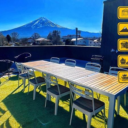 ヴィラ山間堂 Terrace Villa Bbq Bonfire Fuji View Annovillas Fujikawaguchiko Esterno foto