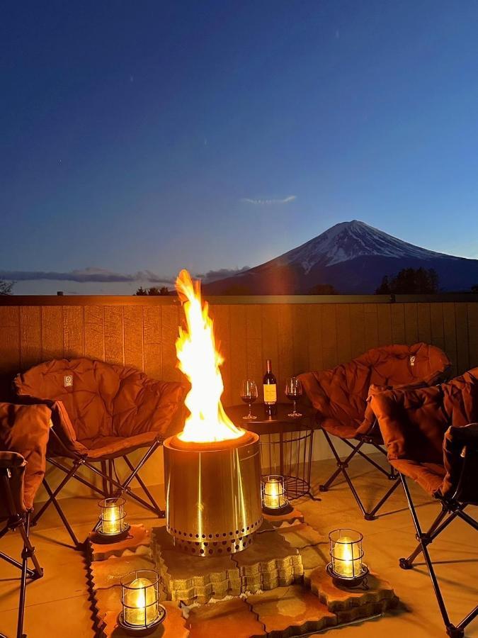 ヴィラ山間堂 Terrace Villa Bbq Bonfire Fuji View Annovillas Fujikawaguchiko Esterno foto