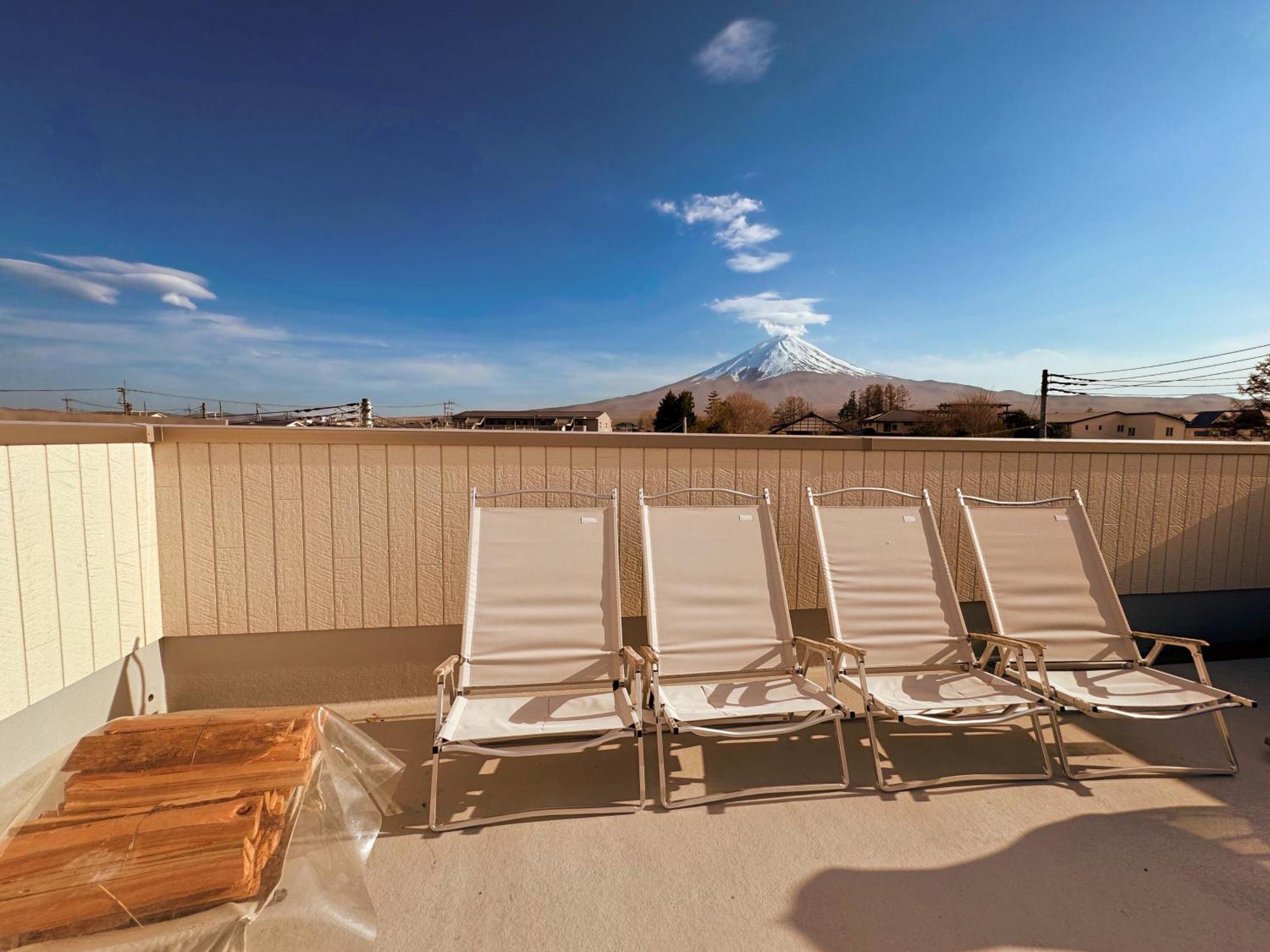 ヴィラ山間堂 Terrace Villa Bbq Bonfire Fuji View Annovillas Fujikawaguchiko Esterno foto